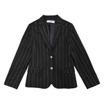 Vicolo Kids Giacca Blazer Gessata Grigia per Bambine