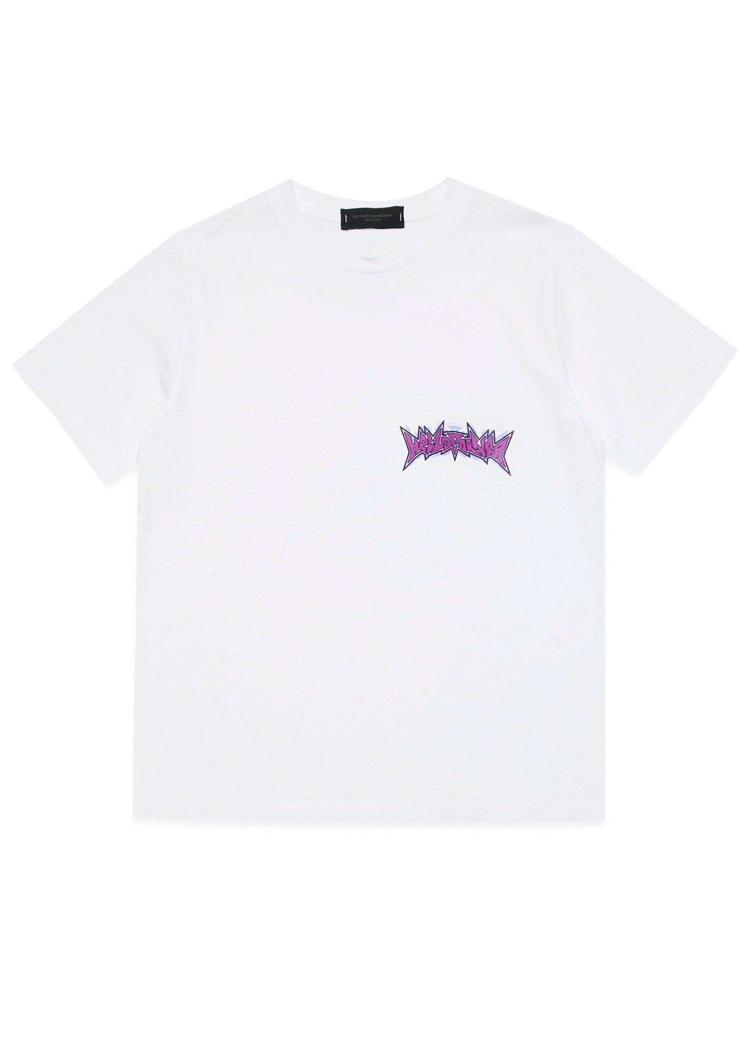 Do Not Conform T-shirt Bianca con Stampa per Bambini (fronte)