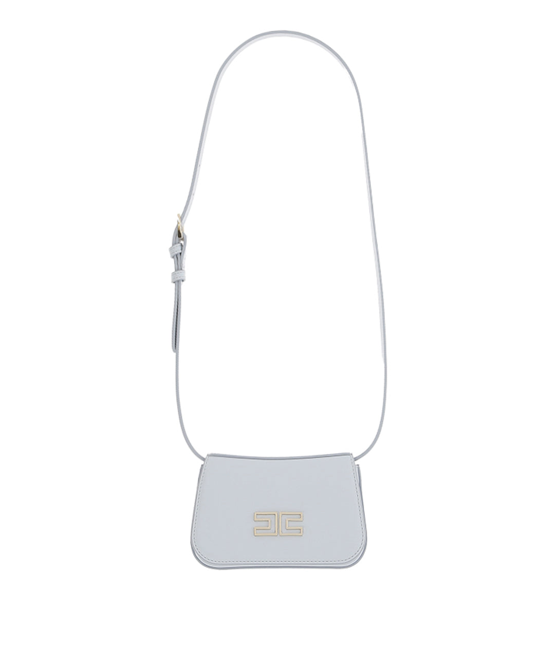 Elisabetta Franchi La Mia Bambina Borsa a Tracolla Argento con Logo per Bambine