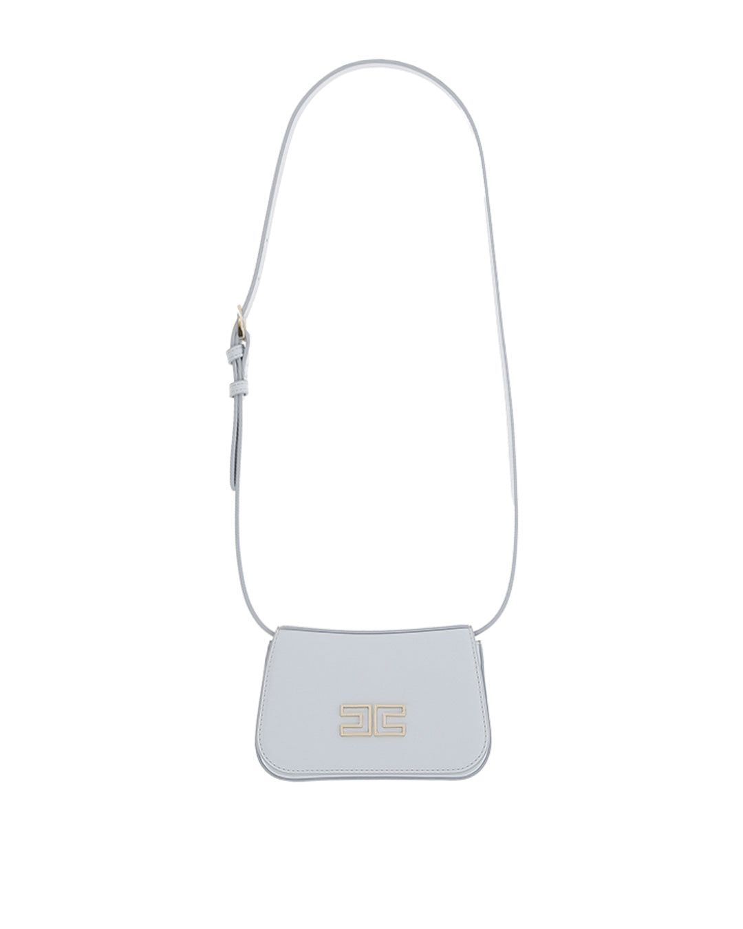 Elisabetta Franchi La Mia Bambina Borsa a Tracolla Argento con Logo per Bambine