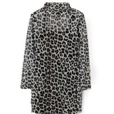 Twinset Kids Abito in Tulle Animalier per Bambine