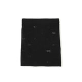 Elisabetta Franchi La Mia Bambina Gonna Nera con Logo per Bambine