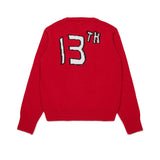 Dsquared2 Kids Maglione Rosso con Intarso Lettering per Bambini