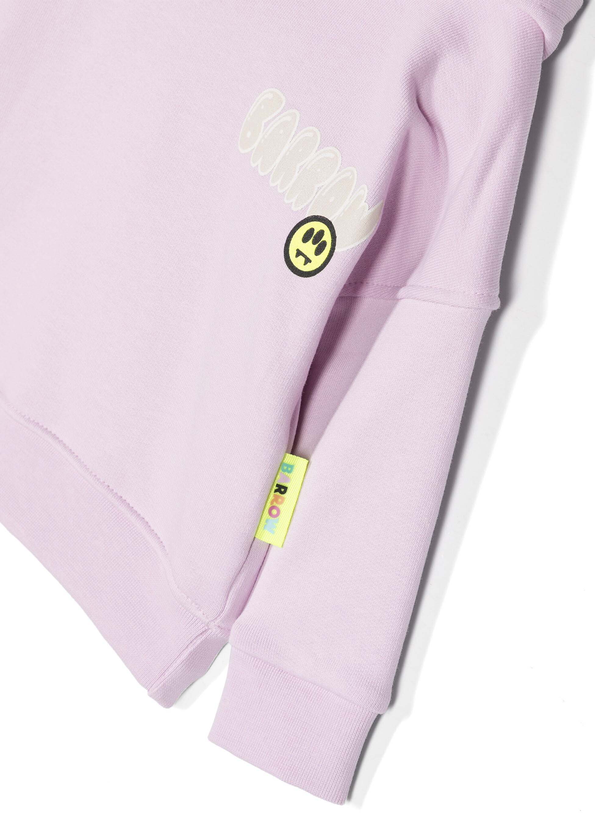 Barrow Kids Felpa con Cappuccio Rosa per Neonate