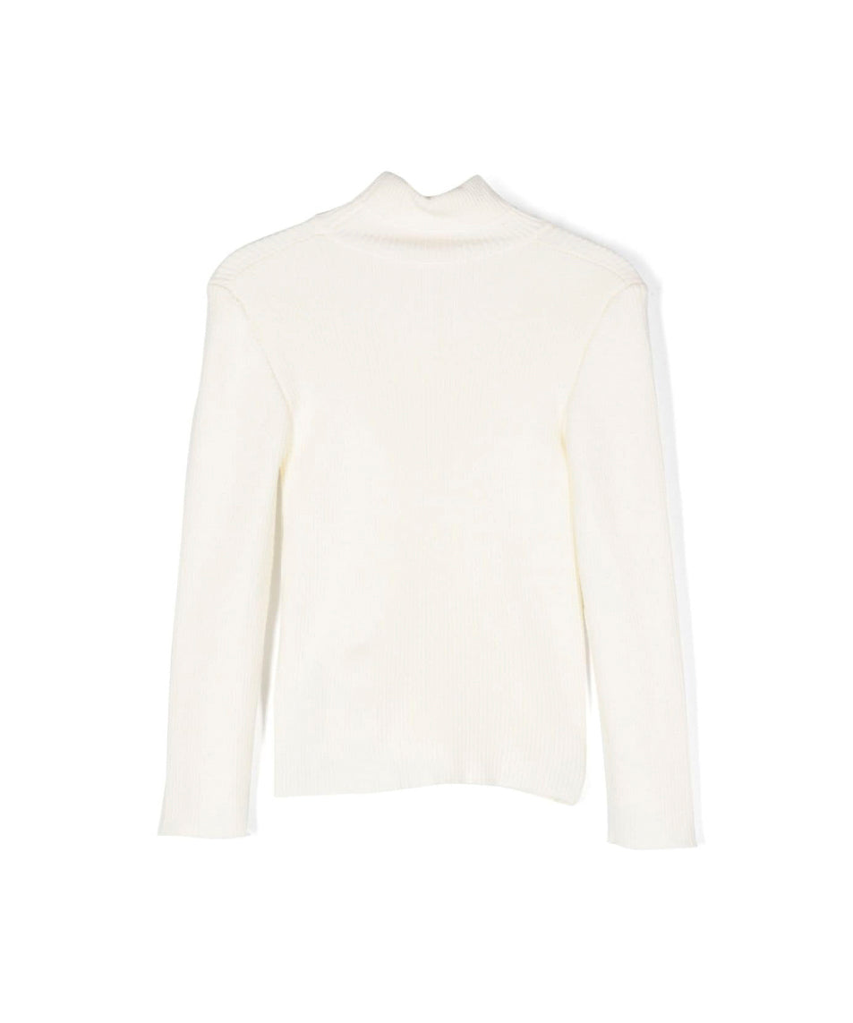 Elisabetta Franchi La Mia Bambina Lupetto Avorio per Bambine (retro)