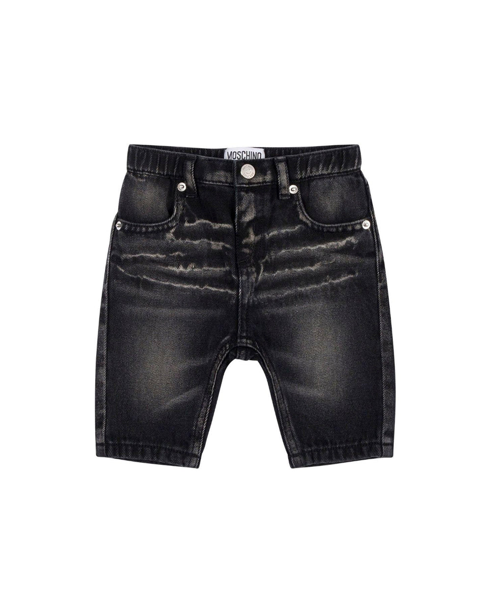Moschino Kids Jeans Neri per Neonati