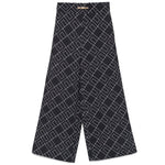 Elisabetta Franchi La Mia Bambina Pantaloni Neri con Logo Geometrico per Bambine