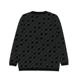 Elisabetta Franchi La Mia Bambina Cardigan Nero con Logo Geometrico per Bambine