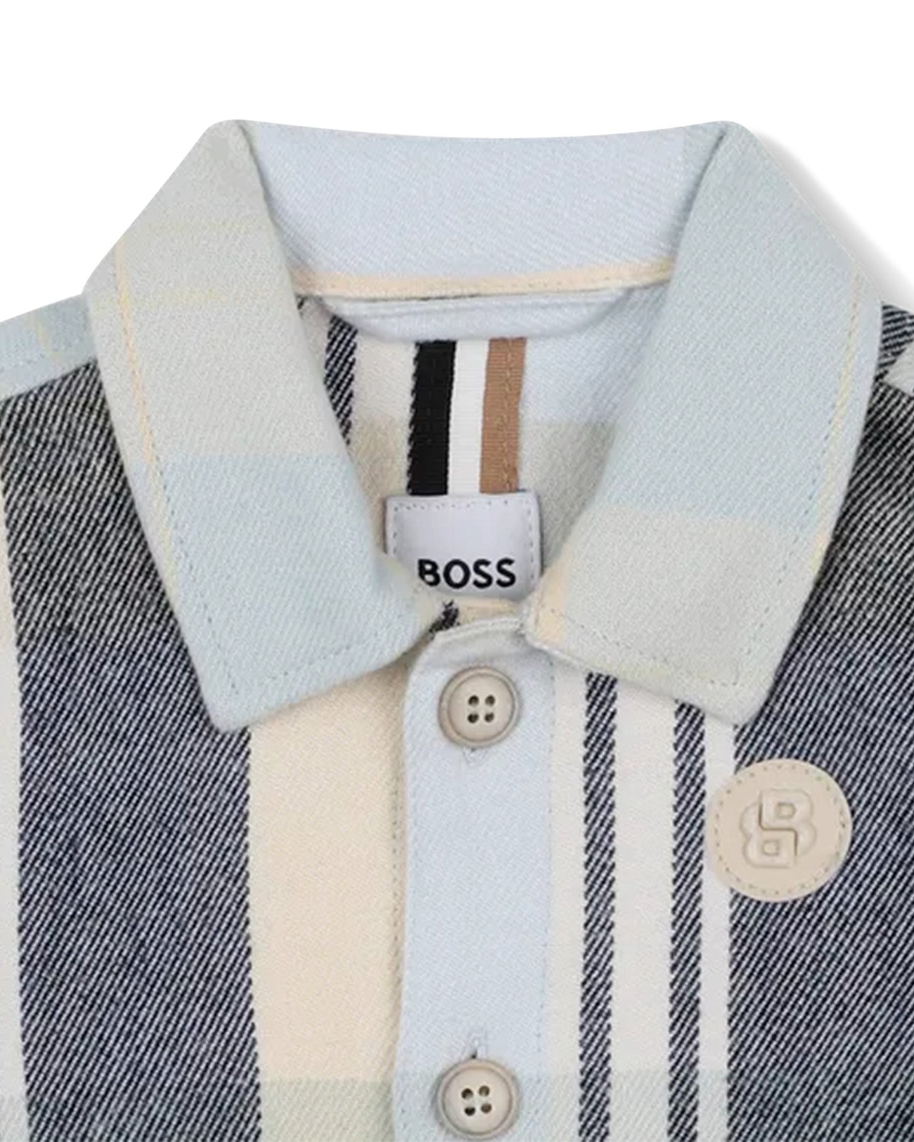 Boss Kids Camicia Blue Sky per Neonati