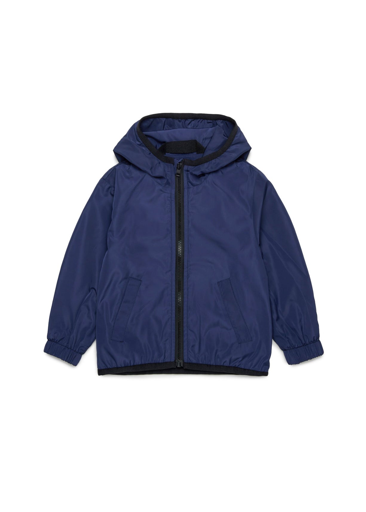 Diesel Kids Giubbino Blu Antivento con Macro Oval D