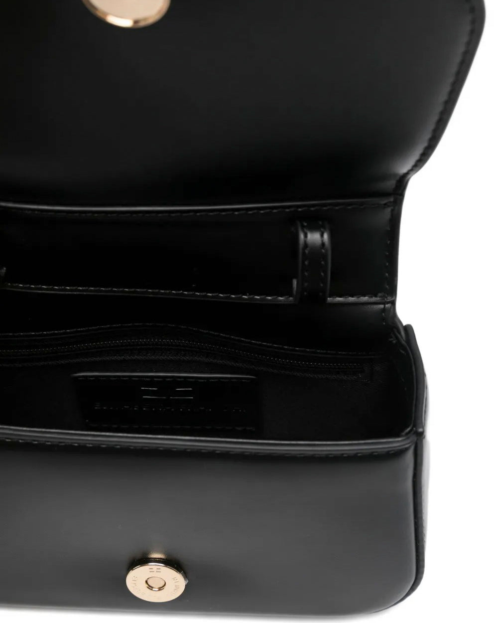 Elisabetta Franchi La Mia Bambina Borsa a Tracolla Nero con Logo per Bambine