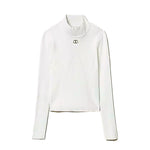 Twinset Kids Lupetto Bianco con Logo per Bambine