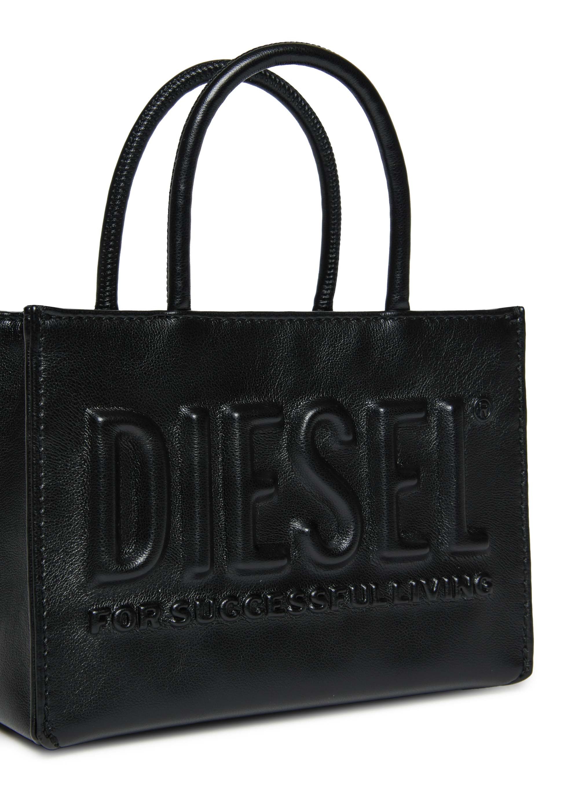 Diesel Kids Borsa Nera Mini 3D per Bambine