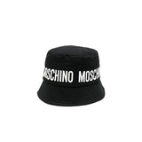 Moschino Kids Cappello Bucket Nero con Logo
