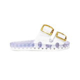 Sensi Kids Flamingo Sandalo Bianco Doppia Fascia per Bambini (lato)