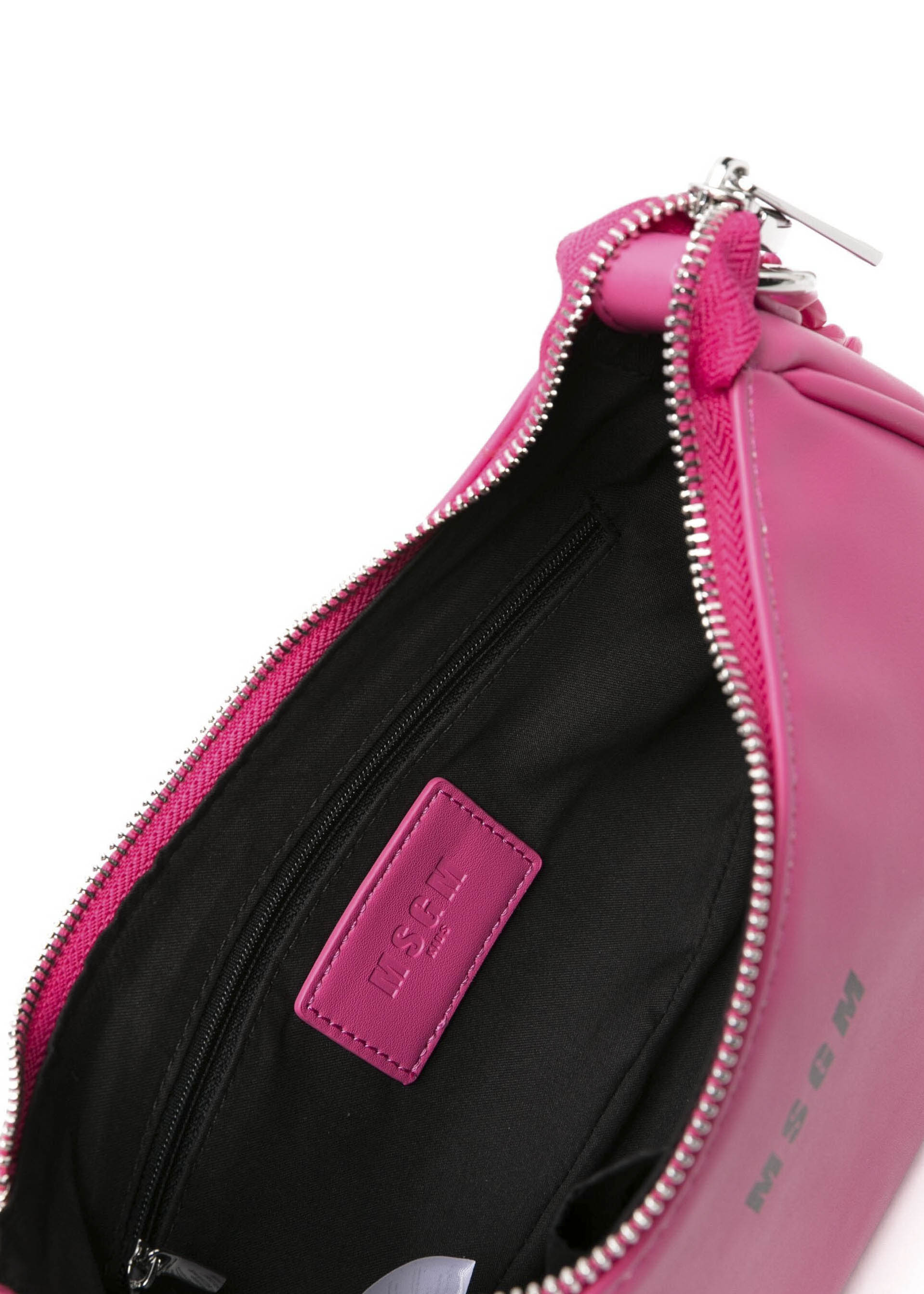 Msgm Kids Borsa a Spalla Fucsia con Catena (dettaglio)
