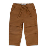 Iceberg Kids Pantalone Sabbia con Logo Ricamato per Neonati