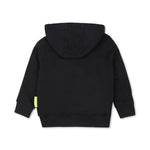 Barrow Kids Felpa Nera con Cappuccio con Stampa per Neonati (retro)