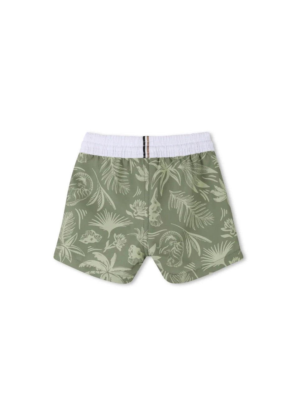 Boss Kids Costume Boxer Verde per Neonati (retro)