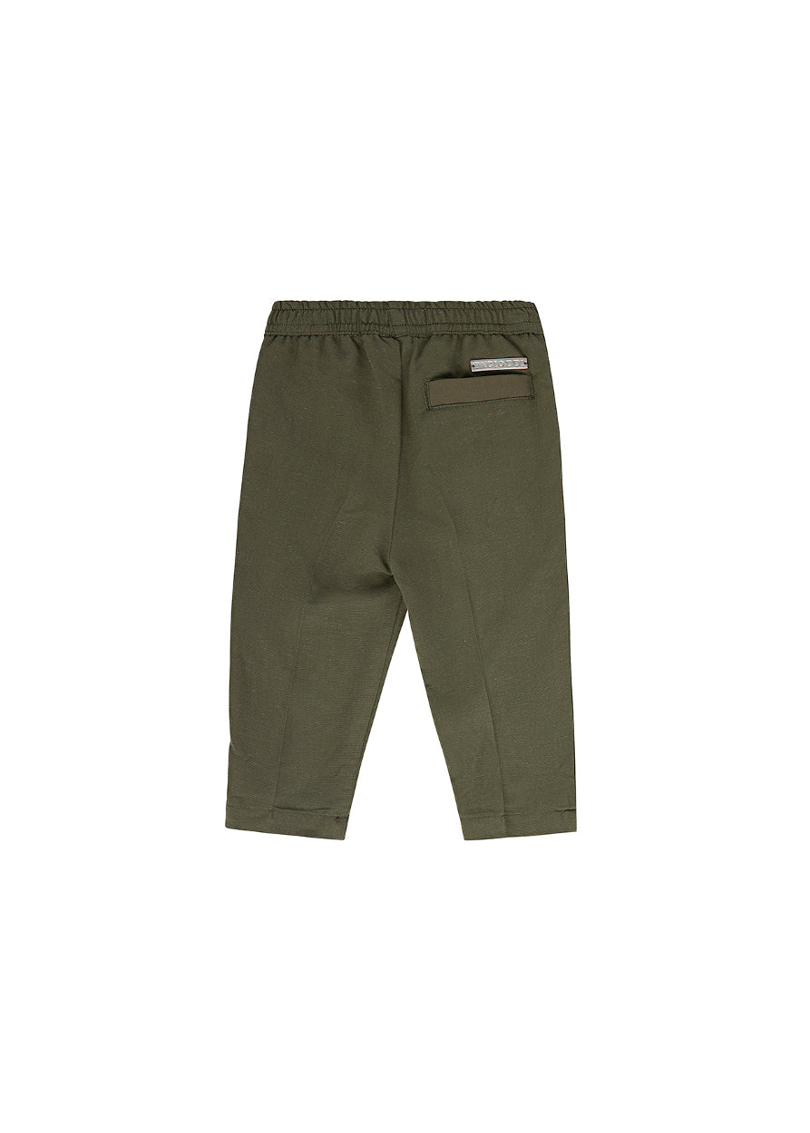Cesare Paciotti Pantaloni Verde Militare per Neonati