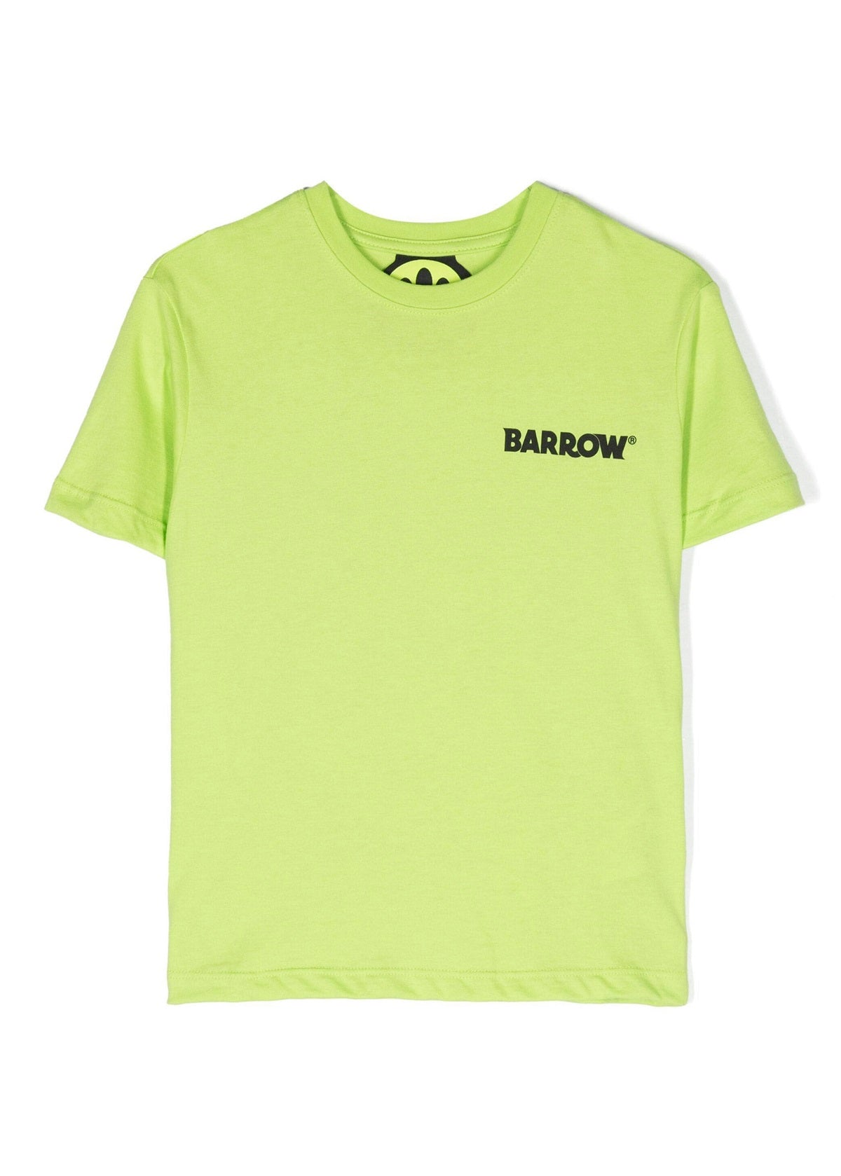 Barrow Kids T-shirt Cedro con Stampa Logo e Smile fronte