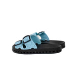 Sensi Kids Urban Sandalo Celeste Doppia Fascia per Bambini