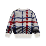 Paciotti Kids Maglia Invernale con Motivo a Quadri Scozzese per Neonati