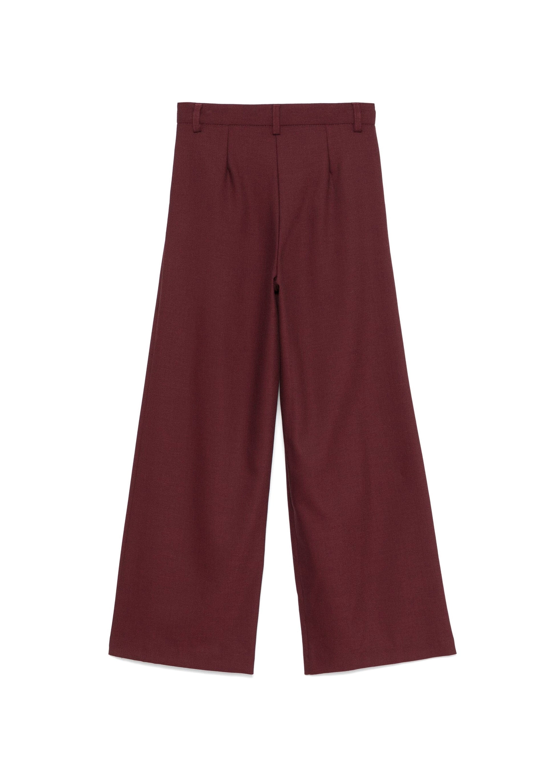 Elisabetta Franchi La Mia Bambina Pantaloni Bordeaux per Bambine (retro)