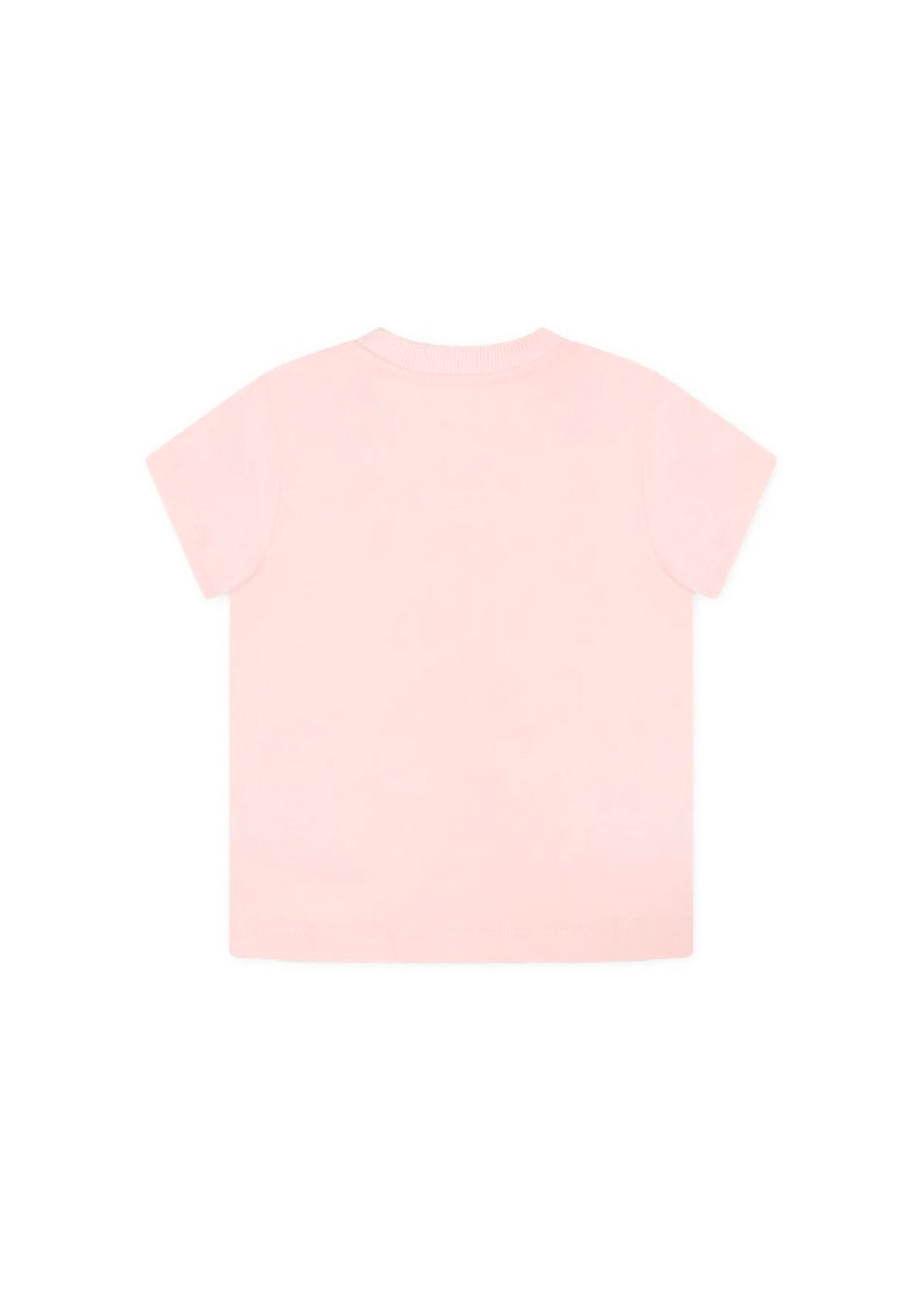 Moschino Kids T-shirt Rosa con Stampa Teddy per Neonate