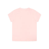 Moschino Kids T-shirt Rosa con Stampa Teddy per Neonate