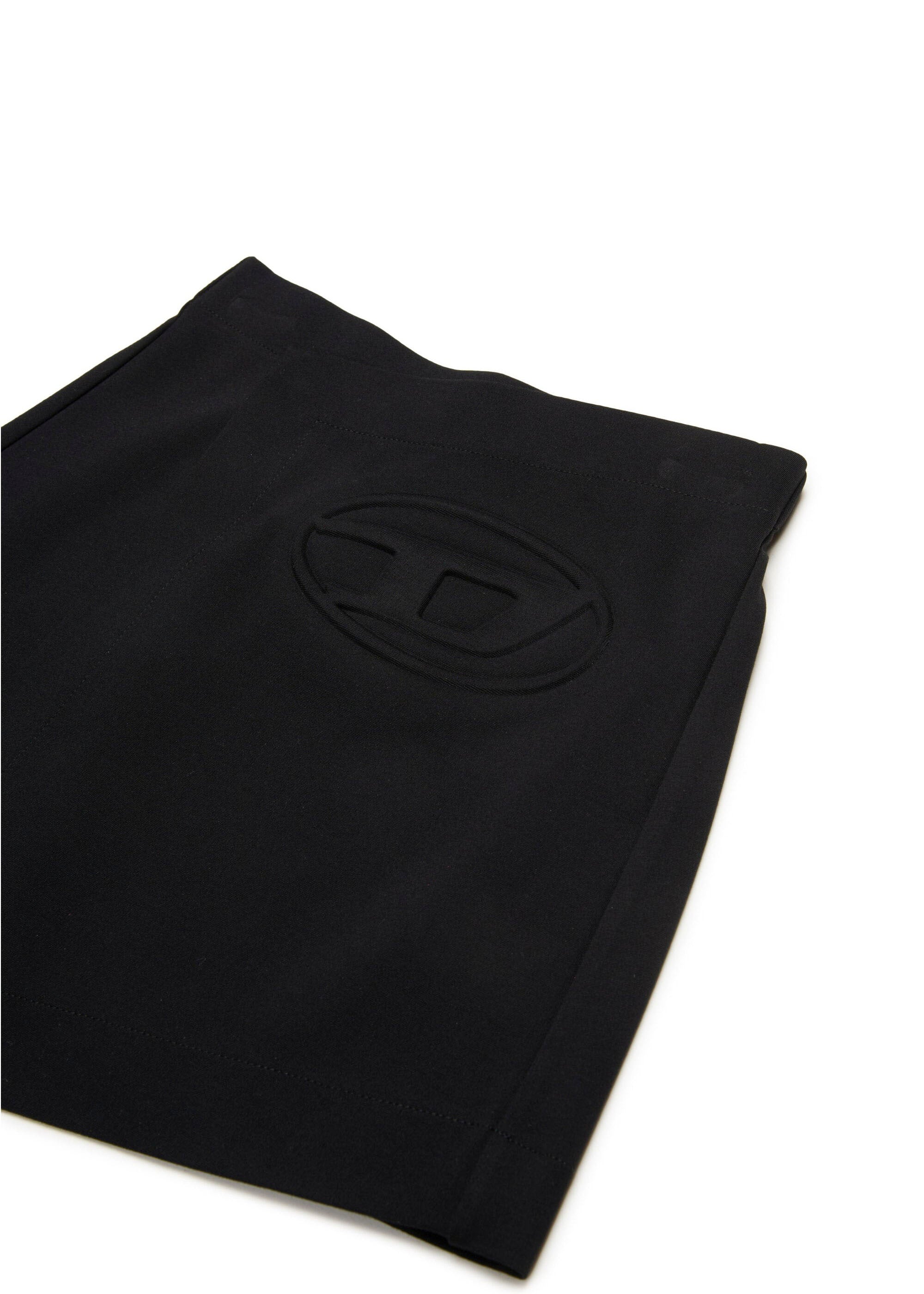 Diesel Kids Gonna a Portafoglio Nera con Logo per Bambine