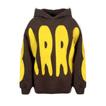 Barrow Kids Felpa con Cappuccio con Maxi Logo Gialla Unisex per Bambini