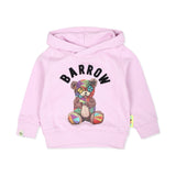 Barrow Kids Felpa Rosa con Cappuccio con Stampa per Neonate