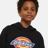 Dickies Kids Felpa Nera con Cappuccio con Logo per Bambini