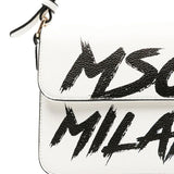 Msgm Kids Borsetta con Tracolla e Maxi Logo Frontale per Bambine