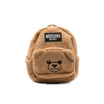 Moschino Kids Zainetto Teddy Marrone per Neonati