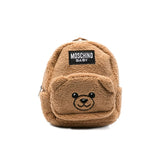 Moschino Kids Zainetto Teddy Marrone per Neonati
