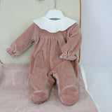 Deolinda Completo Terracotta per Neonate