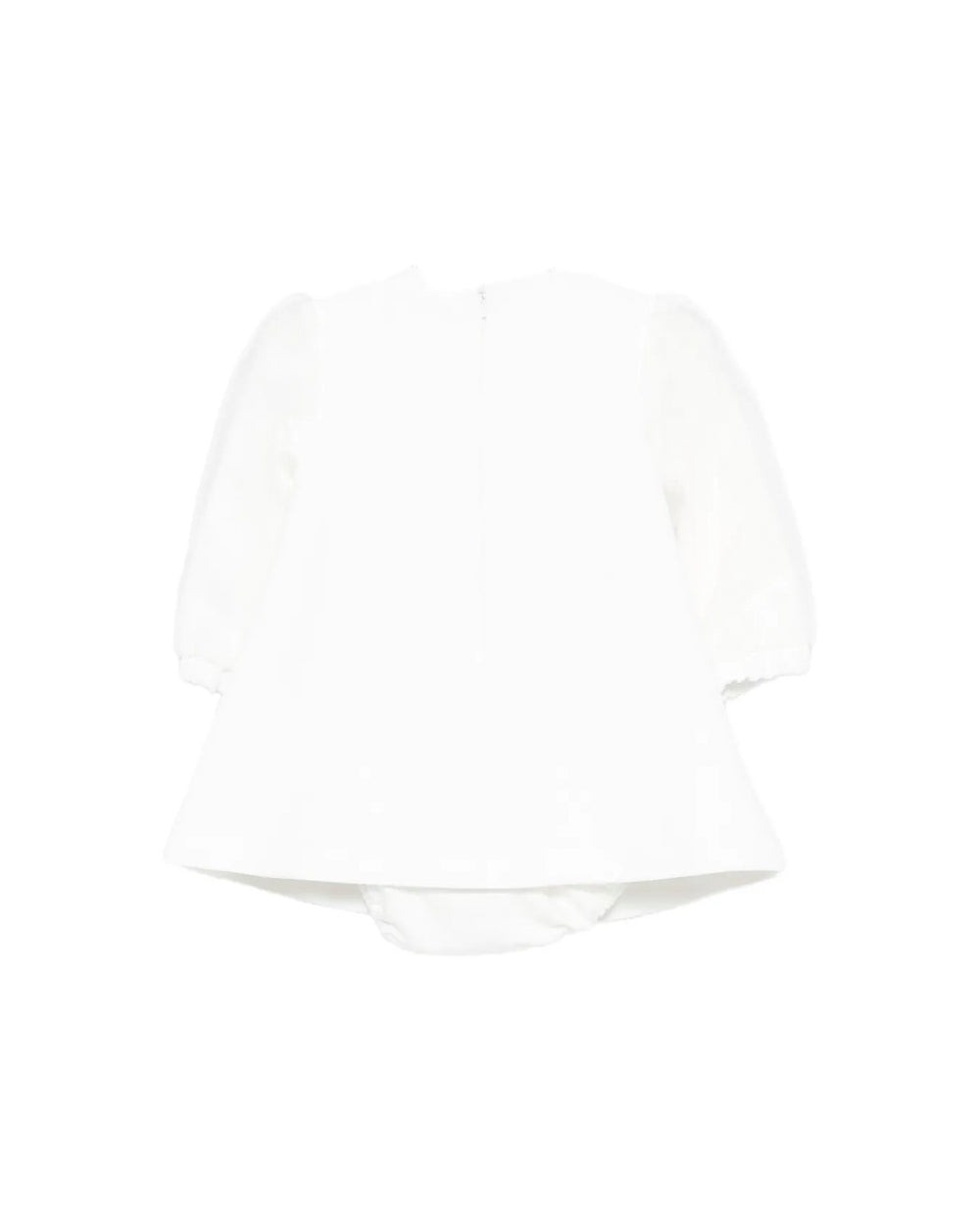 Elisabetta Franchi La Mia Bambina Abito Panna con Fiocco per Neonate