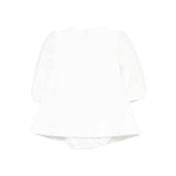 Elisabetta Franchi La Mia Bambina Abito Panna con Fiocco per Neonate