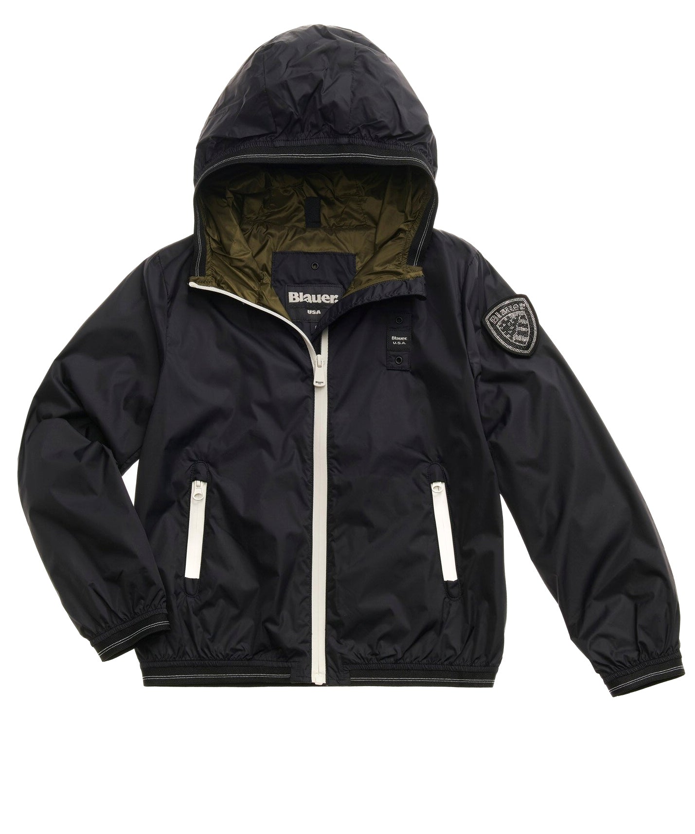 Blauer Kids Giubbino Termosaldato Nay Nero per Bambini