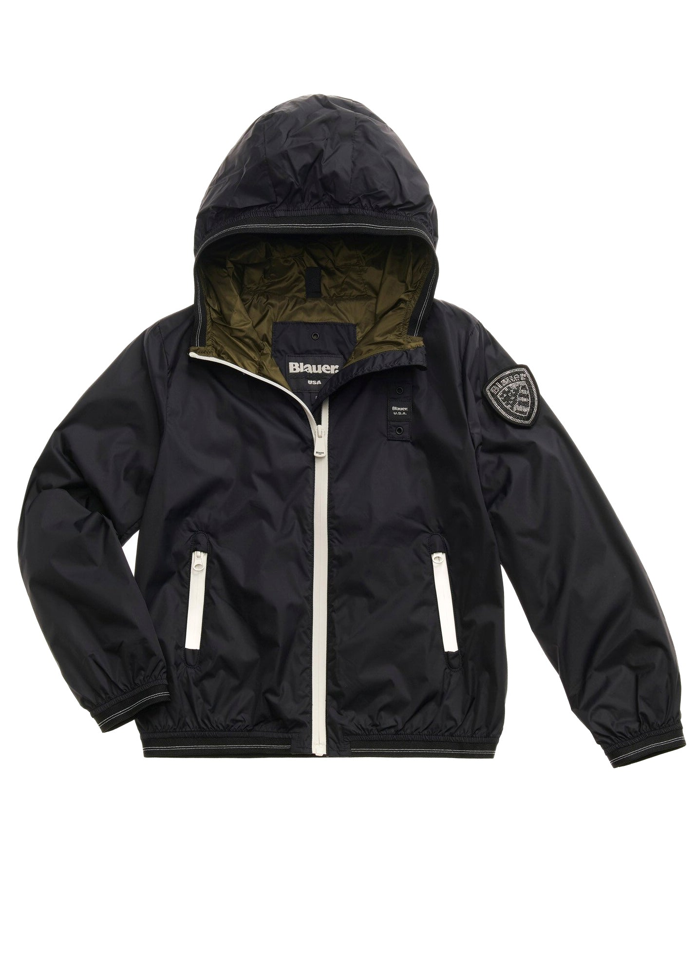 Blauer Kids Giubbino Termosaldato Nay Nero per Bambini