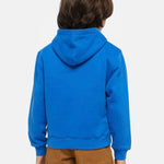 Dickies Kids Felpa Azzurra con Cappuccio con Micro Logo per Bambini (retro)