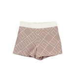 Elisabetta Franchi La Mia Bambina Shorts Sunrise con Logo Geometrico per Neonate