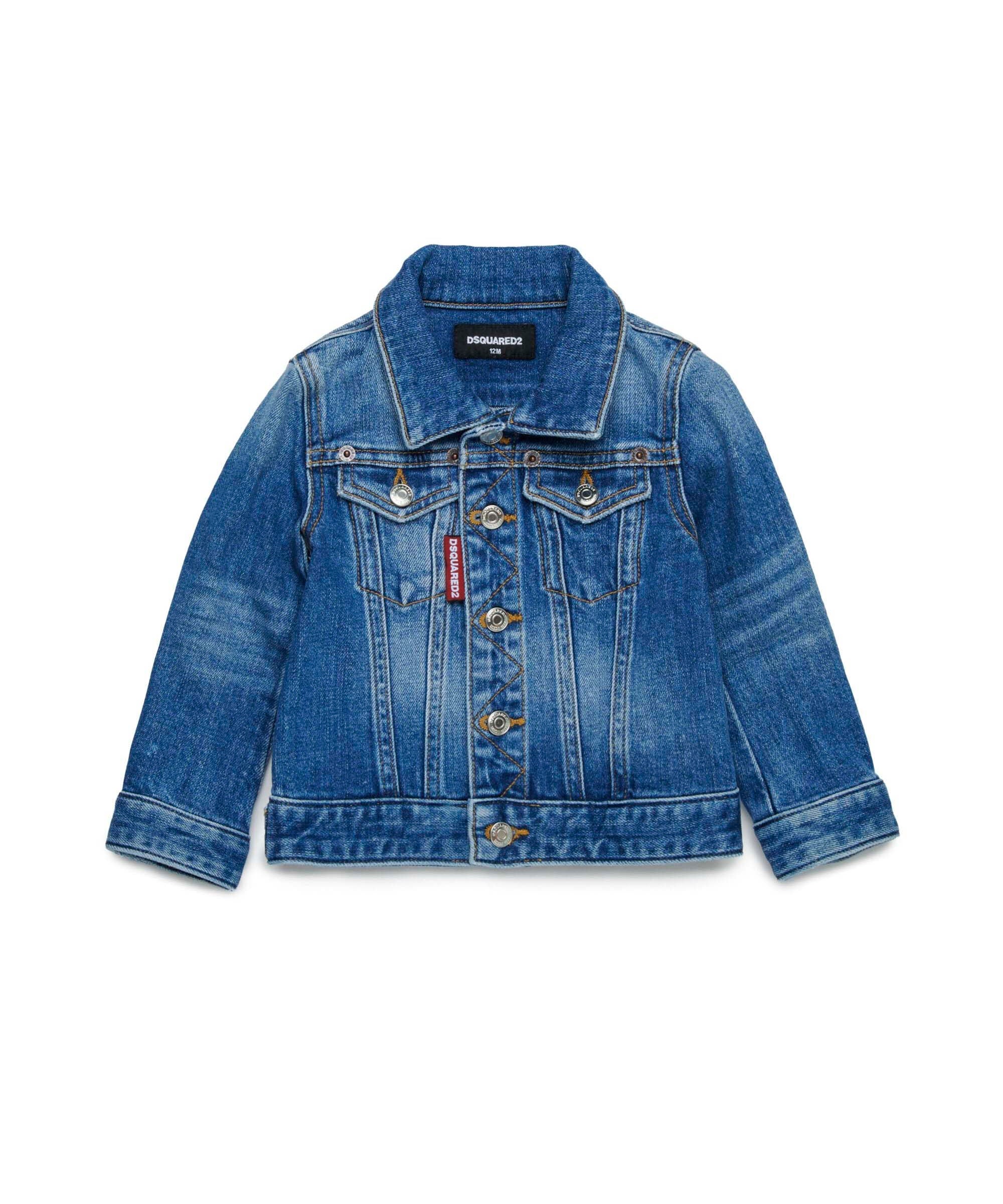 Dsquared2 Kids Giubbino Denim per Neonati