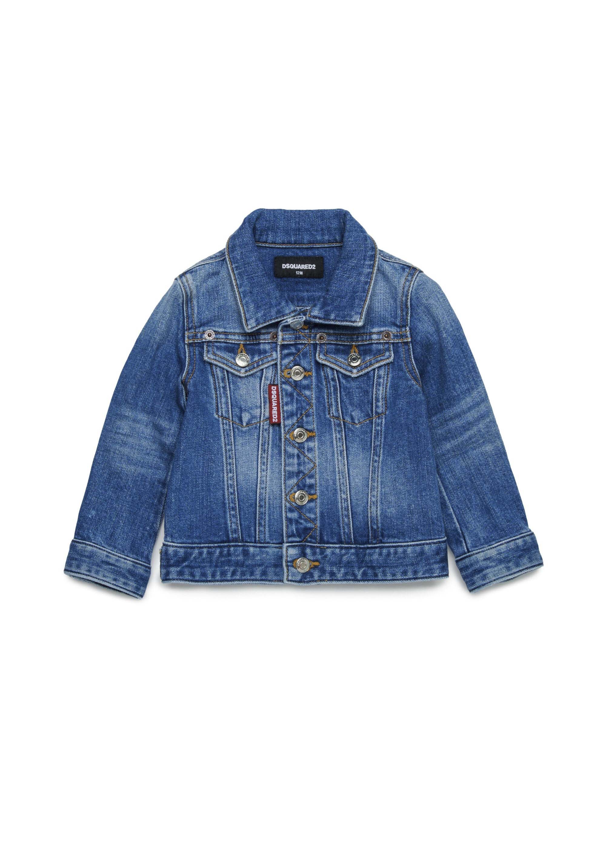 Dsquared2 Kids Giubbino Denim per Neonati