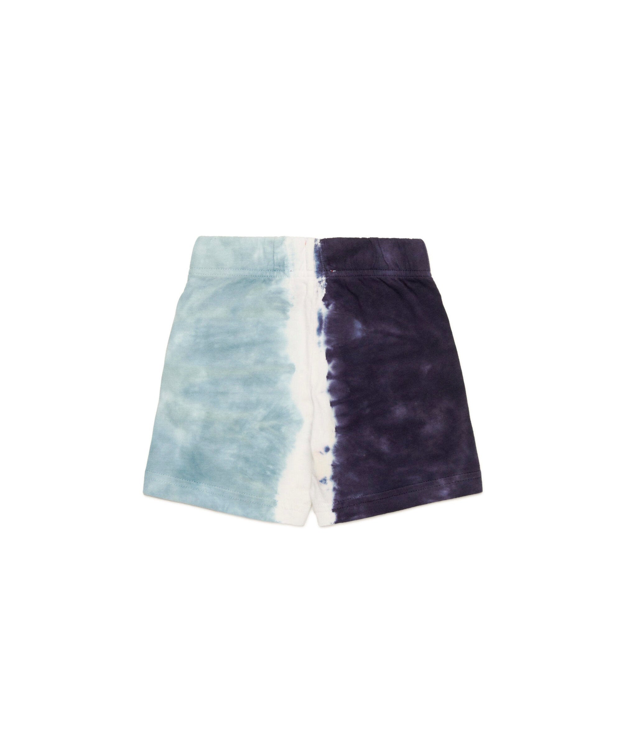 Diesel Kids Short Effetto Sfumato con Logo per Neonati