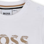 Boss Kids T-shirt M/L  Bianca per Neonati