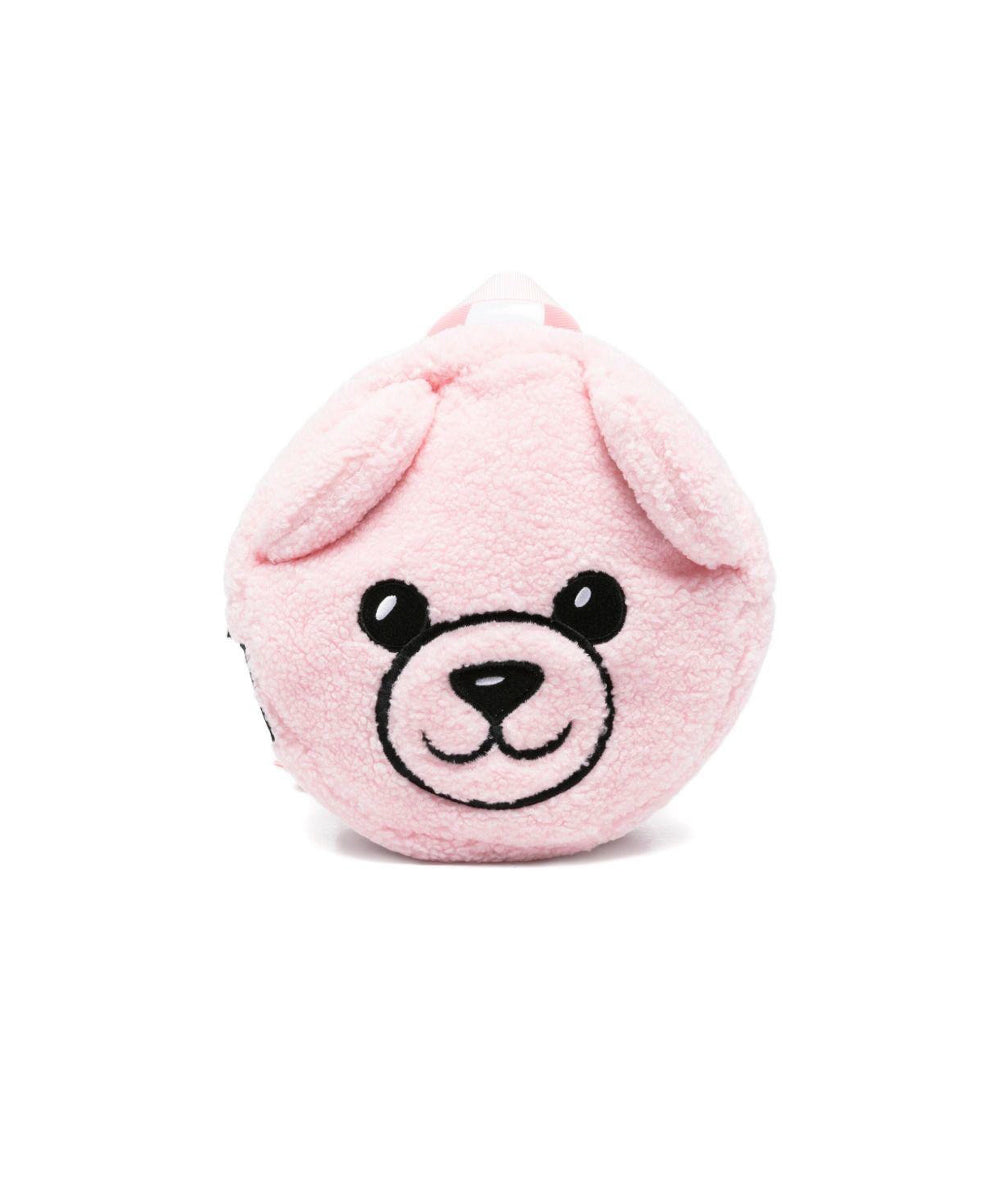 Moschino Kids Zainetto Rosa Teddy Bear per Neonate