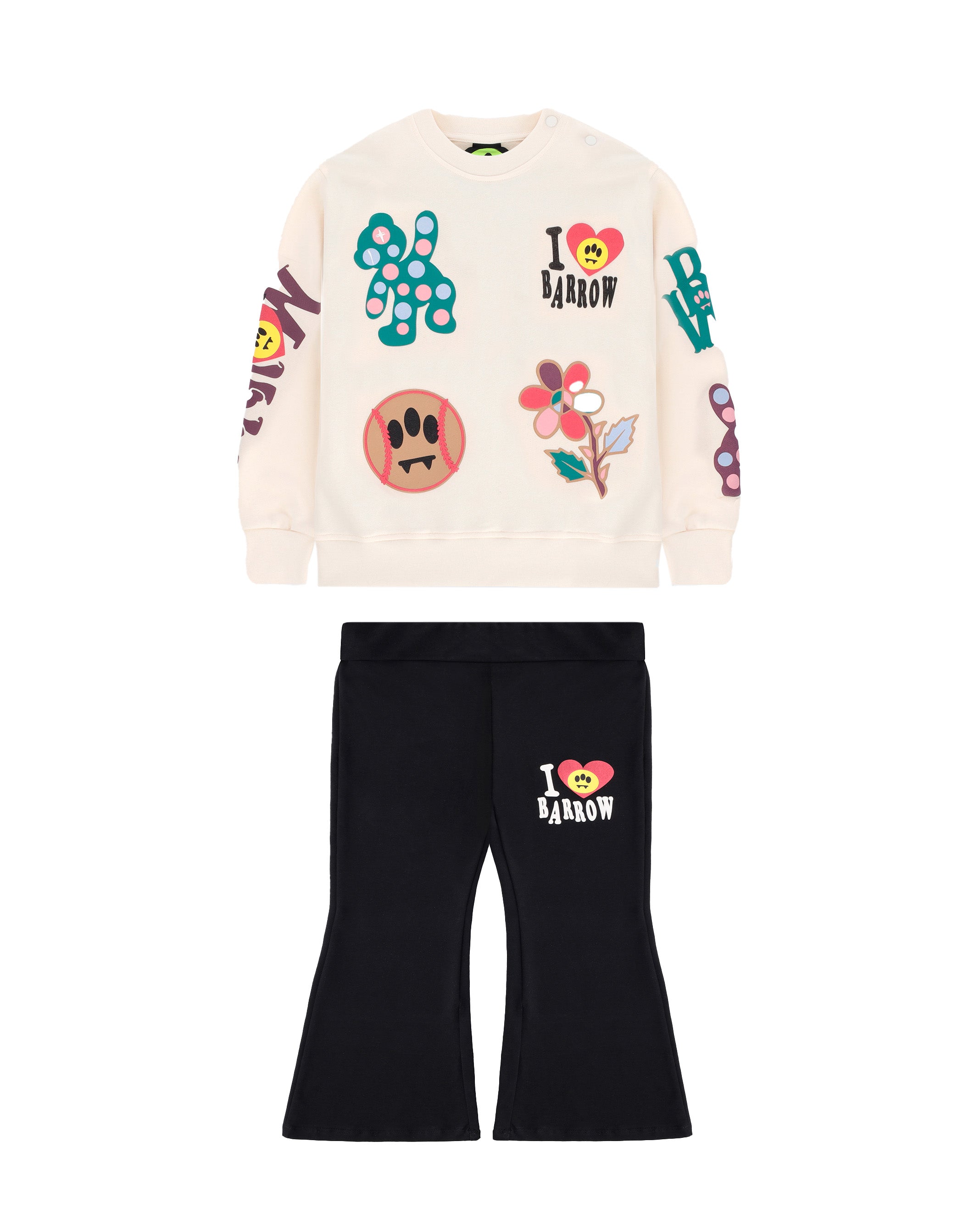 Barrow Kids Completo Tuta con Stampe per Neonate